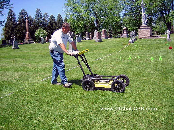 GPR survey pattern for subsurface mapping